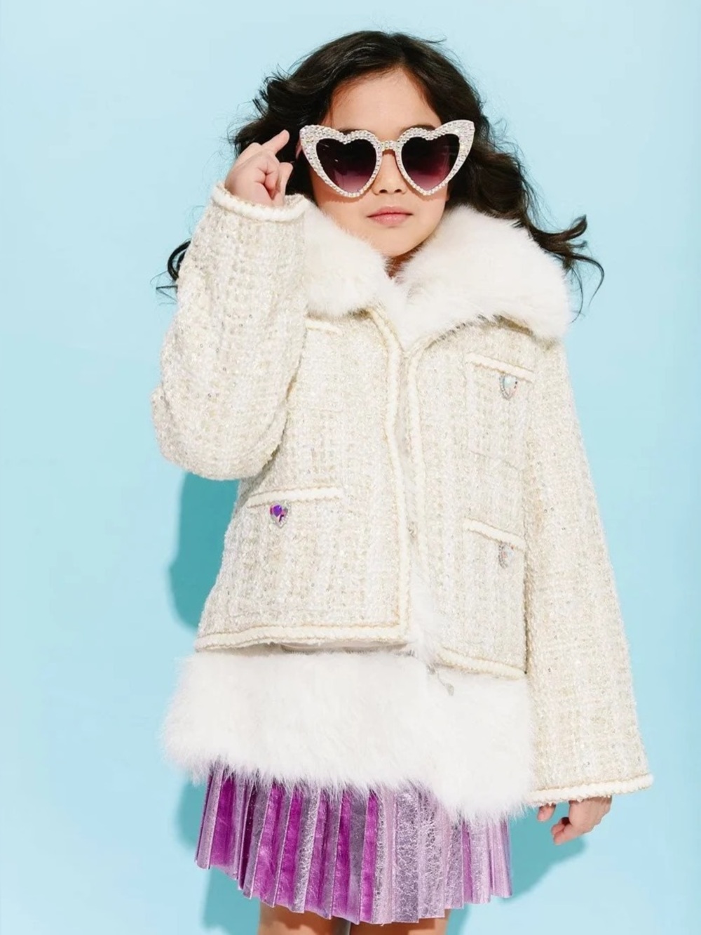 Lola and the Boys Tweed Jacket size 8